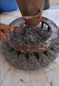 J Ring Test for self compact concrete
