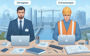 civil technologist vs civil engineer differences