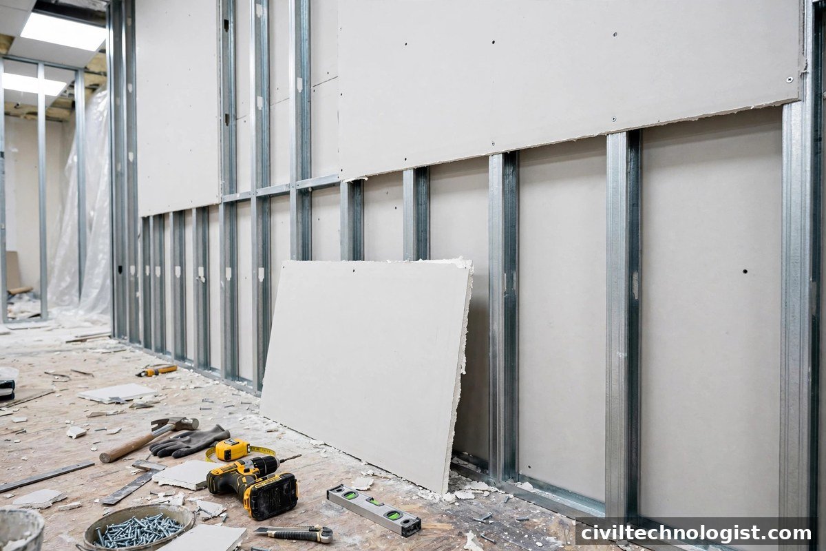 Gypsum Board (Drywall): Composition, Types & Applications